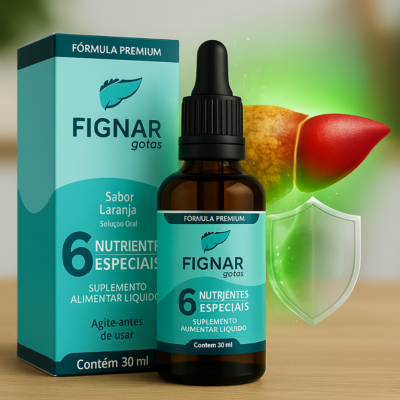 O Fignar (ou Fignar Gotas) é comercializado como um suplemento alimentar 100% natural, focado no suporte à saúde do fígado. Ele é frequentemente divulgado como um auxílio para o tratamento de esteatose hepática (gordura no fígado) nos graus 1, 2 e 3